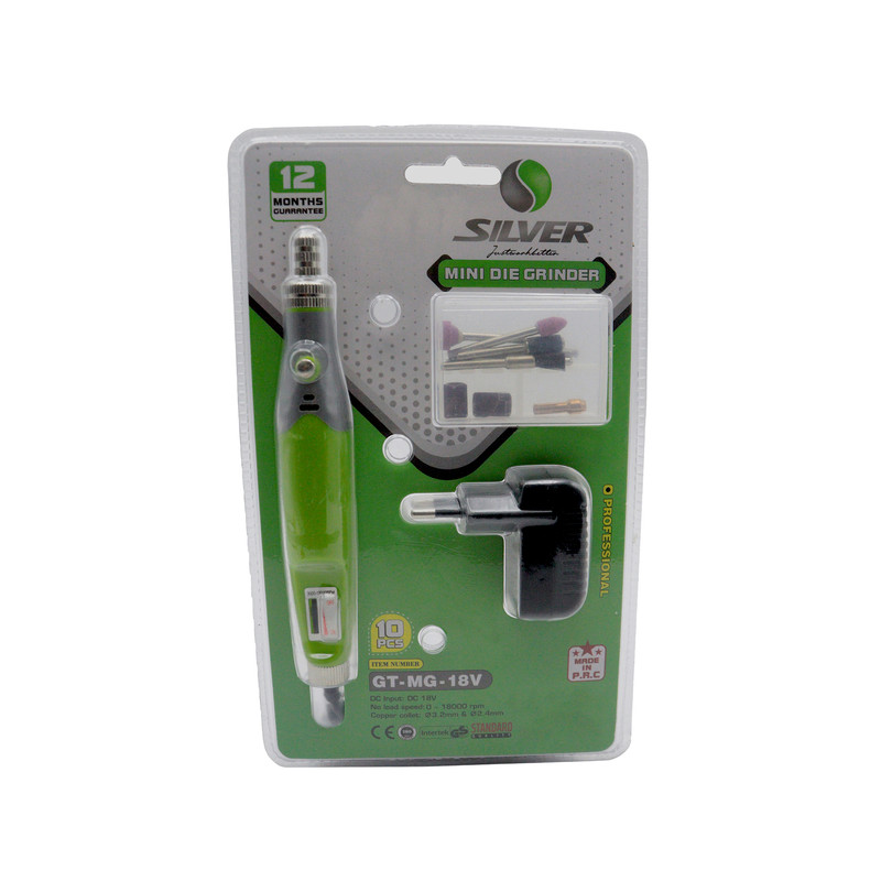 فرز انگشتی سیلور مدل YP-GT-MG-18V-10PCS مجموعه 10 عددی فرز انگشتی سیلور مدل YP-GT-MG-18V-10PCS مجموعه 10 عددی