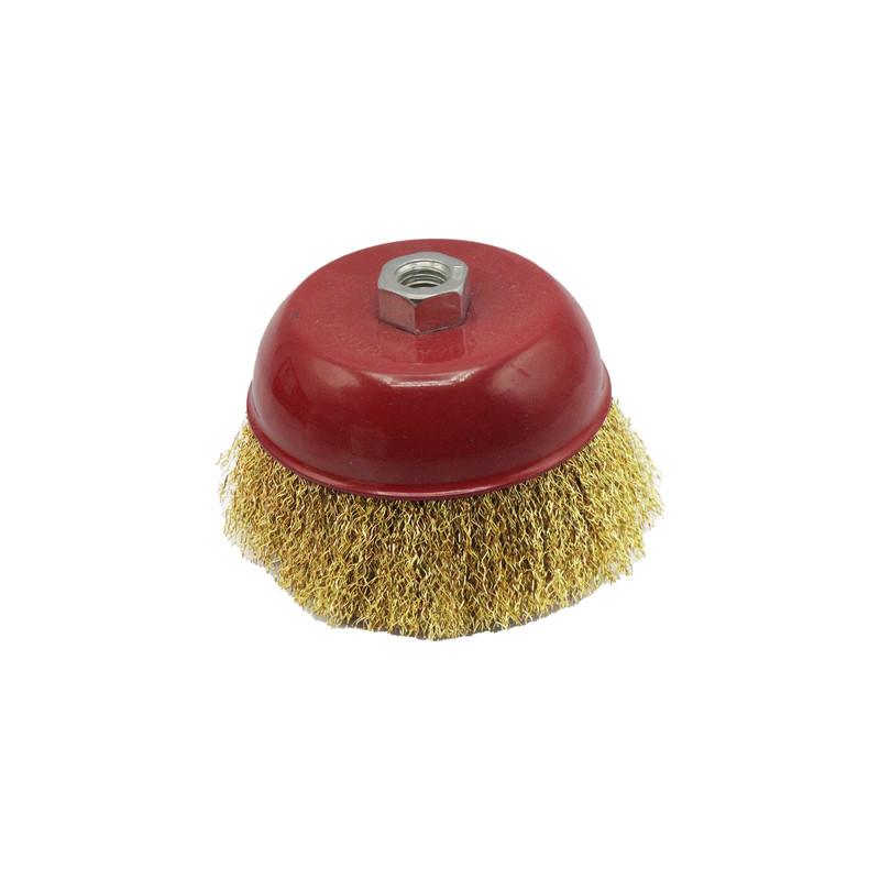 فرچه سیمی مدل کاسه ای کد YP-T1-1002-125MM فرچه سیمی مدل کاسه ای کد YP-T1-1002-125MM