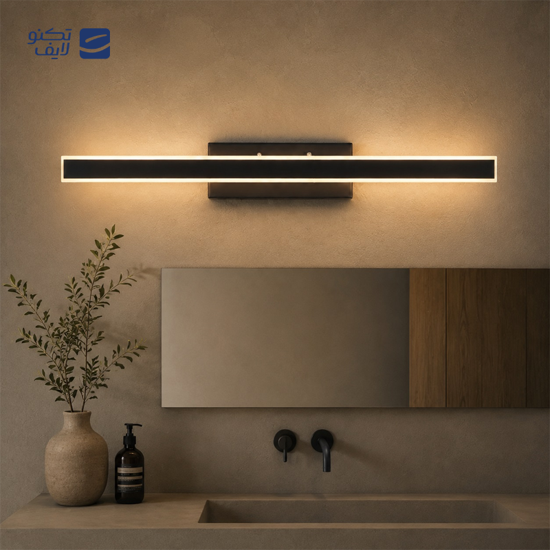چراغ دیواری اتاق چشمه نور مدل L6418/85BK مهتابی چراغ دیواری اتاق چشمه نور مدل L6418/85BK مهتابی