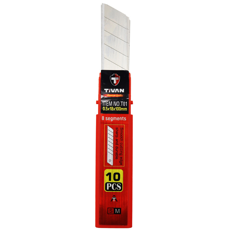 تیغ کاتر تیوان مدل YP-T01 مجموعه 200 عددی تیغ کاتر تیوان مدل YP-T01 مجموعه 200 عددی