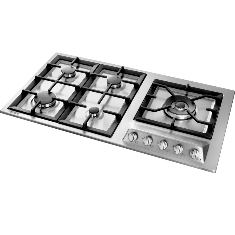 اجاق گاز صفحهای پنج شعله استیل البرز مدل S-5909