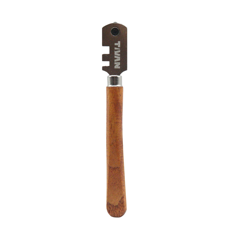 الماس شیشه بر تیوان مدل دسته چوبی کد YP-6RAZORS
