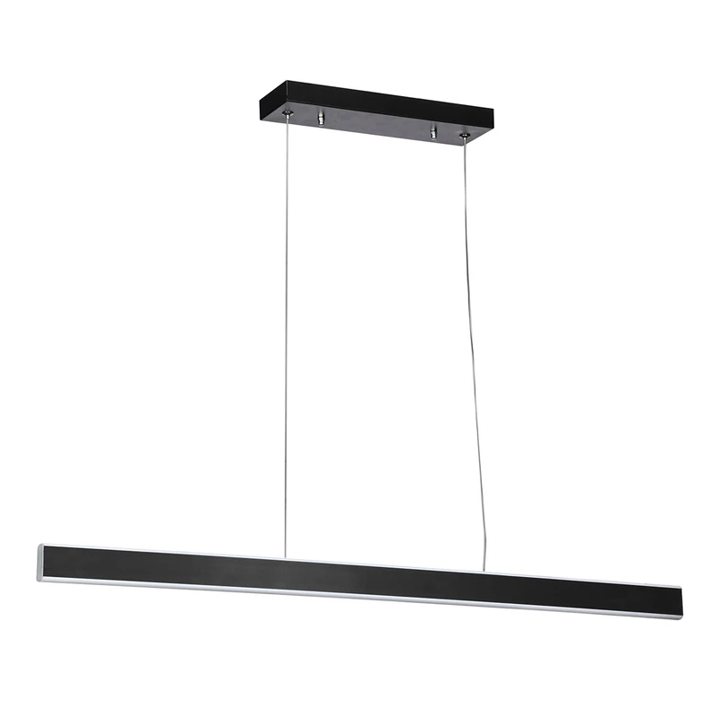 لوستر مدرن سقفی اتاق چشمه نور مدل L6431/80BK مهتابی