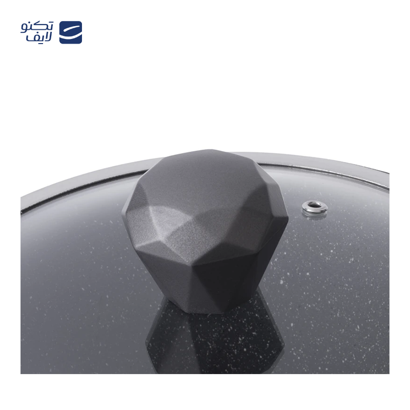 تابه دودسته تکنو مدل دایموند سایز 28 تابه دودسته تکنو مدل دایموند سایز 28