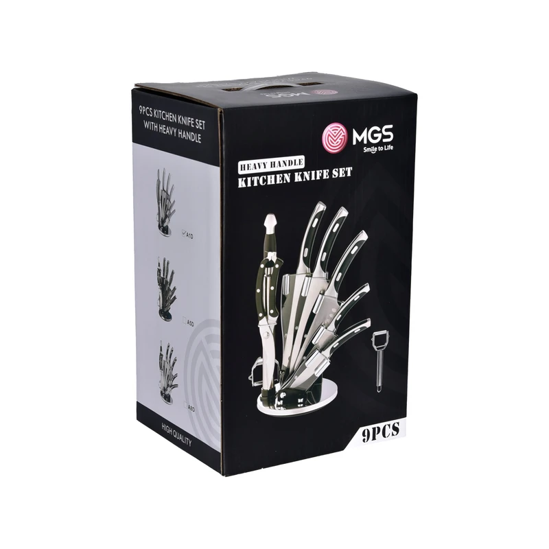 سرویس چاقو 9 پارچه ام جی اس کد A3D