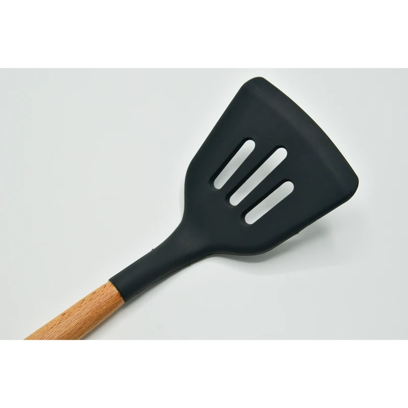 کفگیر یونیک مدل دسته چوبی T کد 1170