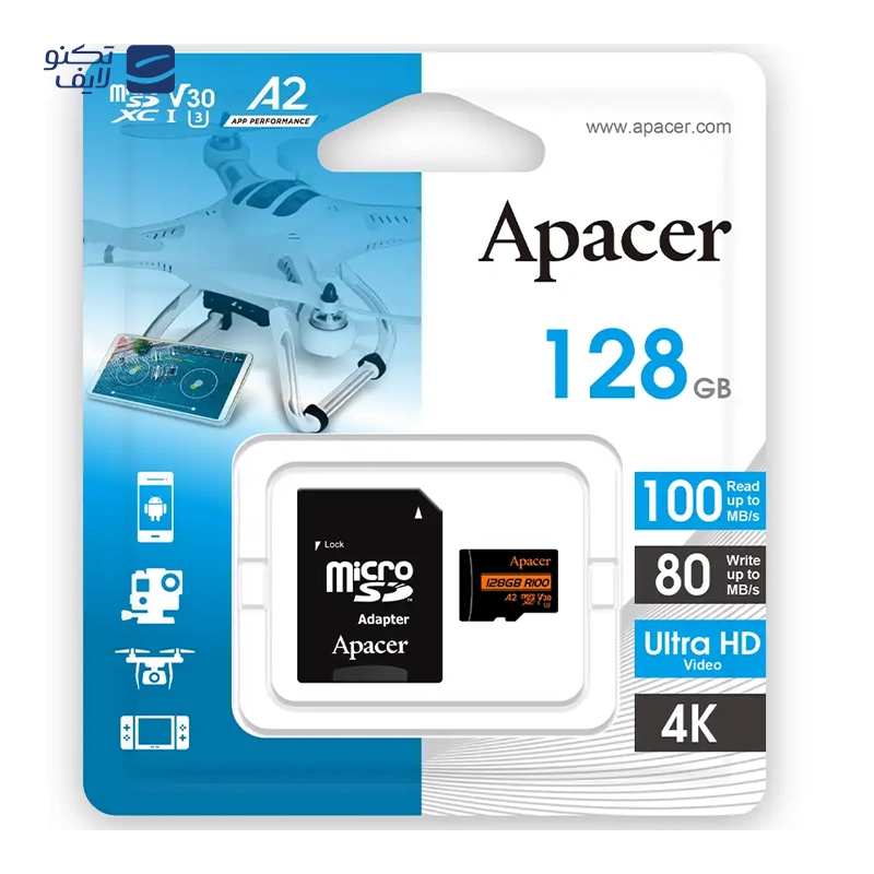 gallery-کارت حافظه microSDXC/SDHC اپیسر مدل Rioo استاندارد UHS-I U1 A1 W/1 ظرفیت 32 گیگابایت همراه آداپتور copy.png gallery-کارت حافظه microSDXC/SDHC اپیسر مدل Rioo استاندارد UHS-I U1 A1 W/1 ظرفیت 32 گیگابایت همراه آداپتور copy.png