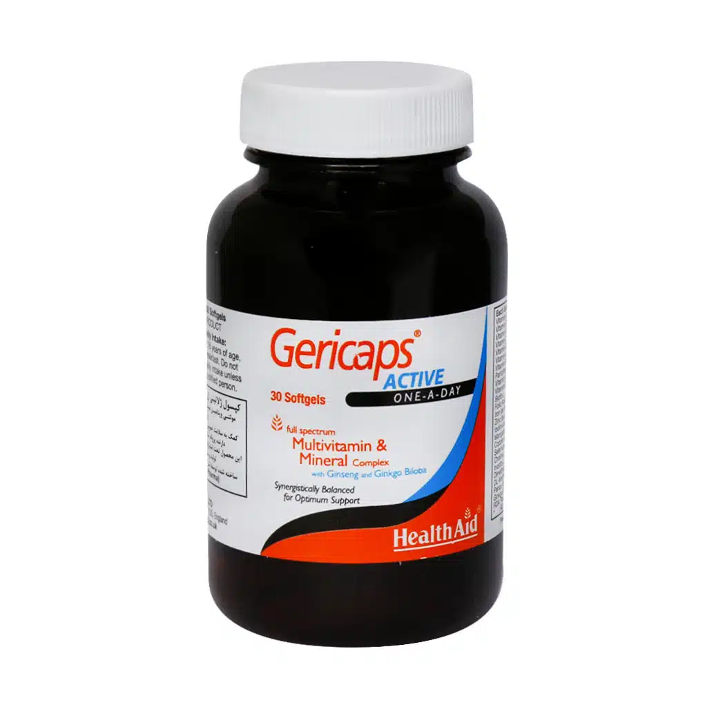کپسول ژلاتینی ژری کپس اکتیو هلث اید 30 عدد کپسول ژلاتینی ژری کپس اکتیو هلث اید 30 عدد