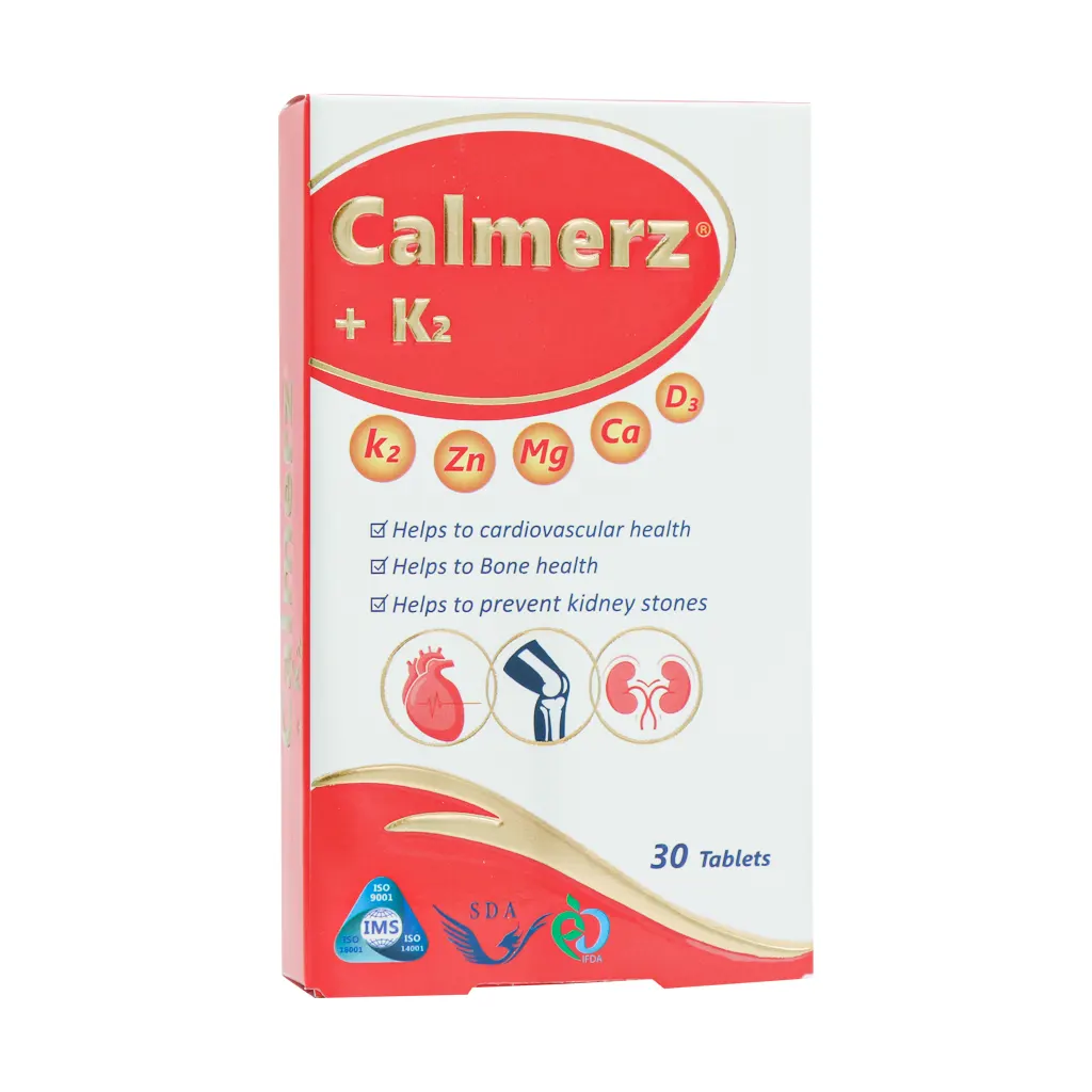 قرص کالمرز پلاس K2 سیمرغ دارو عطار 30 عدد قرص کالمرز پلاس K2 سیمرغ دارو عطار 30 عدد