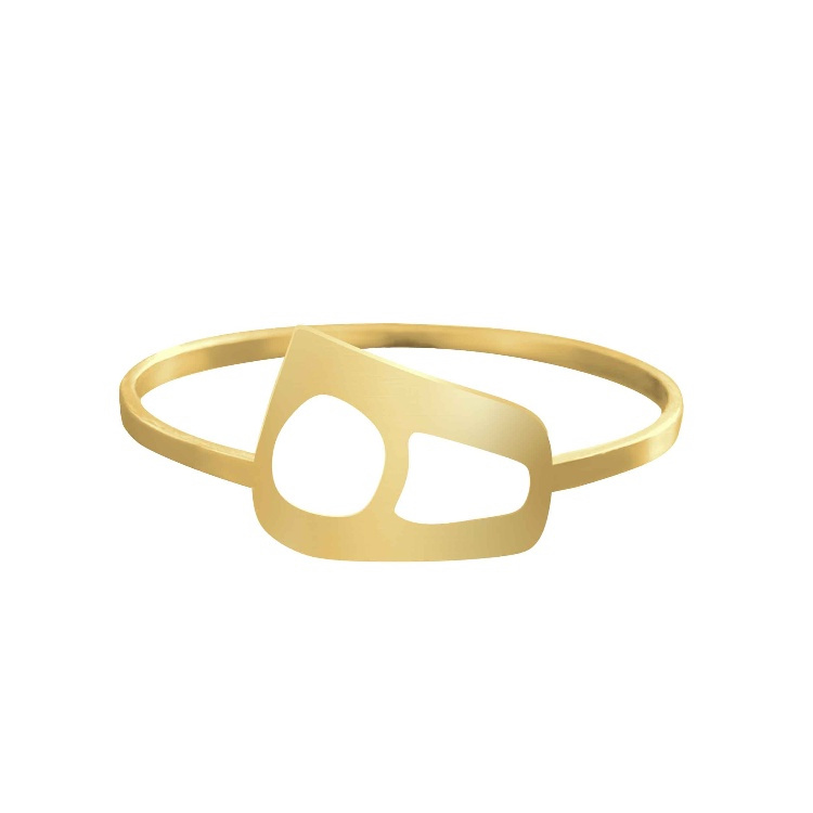 انگشتر طلا 18 عیار زنانه شمیم گلد گالری کد AA 77 طرح ه انگشتر طلا 18 عیار زنانه شمیم گلد گالری کد AA 77 طرح ه