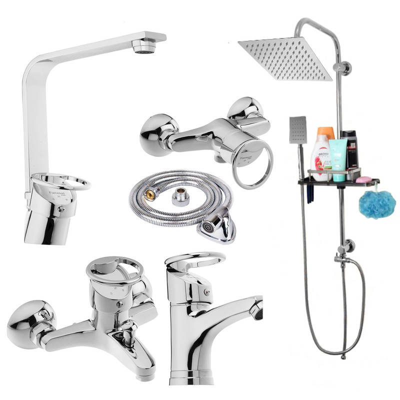 ست شیرآلات بهداشتی و ساختمانی توفیق مدل النگویی پلاس مجموعه 6 عددی ست شیرآلات بهداشتی و ساختمانی توفیق مدل النگویی پلاس مجموعه 6 عددی