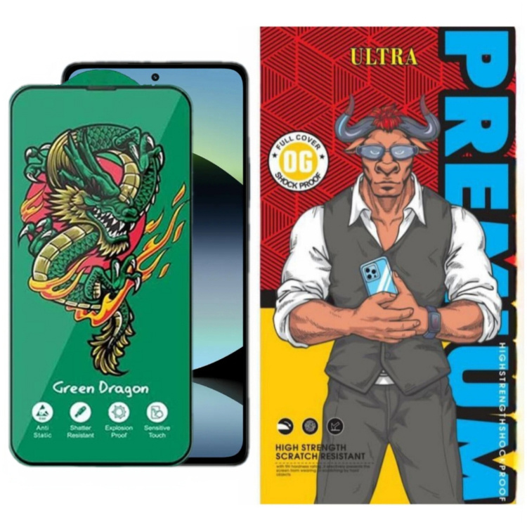محافظ صفحه نمایش گوشی موبایل اولترا مدل Green Dragon مناسب شیائومی Redmi Note 14 4G محافظ صفحه نمایش گوشی موبایل اولترا مدل Green Dragon مناسب شیائومی Redmi Note 14 4G