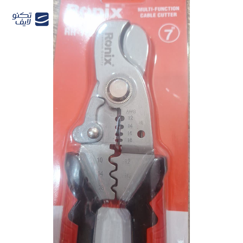 انبر کابل بر رونیکس مدل RH-1821 سایز 7 اینچ انبر کابل بر رونیکس مدل RH-1821 سایز 7 اینچ