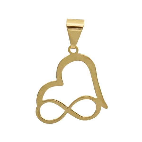 آویز گردنبند طلا 18 عیار زنانه  شمیم گلد گالری طرح قلب کد 406A2478 آویز گردنبند طلا 18 عیار زنانه  شمیم گلد گالری طرح قلب کد 406A2478