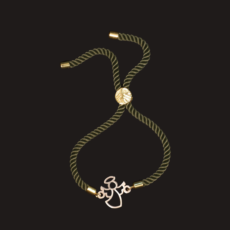 دستبند طلا 18 عیار زنانه شمیم گلد گالری مدل M2