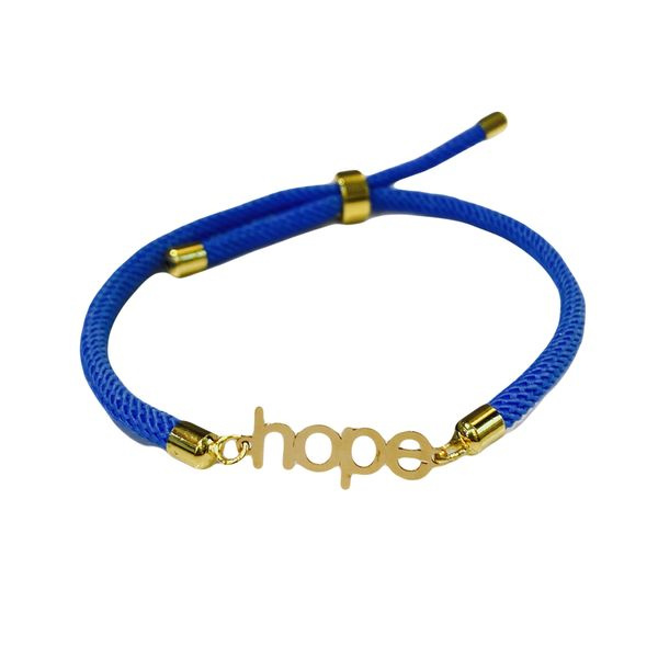 دستبند طلا 18 عیار زنانه شمیم گلد گالری مدل آسانسوری HOPE دستبند طلا 18 عیار زنانه شمیم گلد گالری مدل آسانسوری HOPE