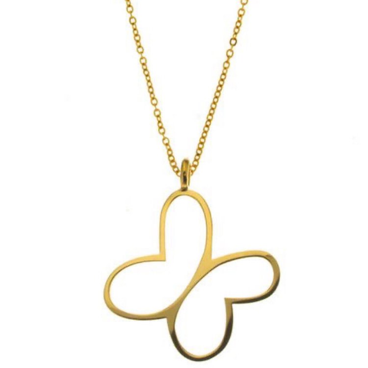 گردنبند طلا 18 عیار زنانه شمیم گلد گالری کد پروانه مینیمال S-112 گردنبند طلا 18 عیار زنانه شمیم گلد گالری کد پروانه مینیمال S-112