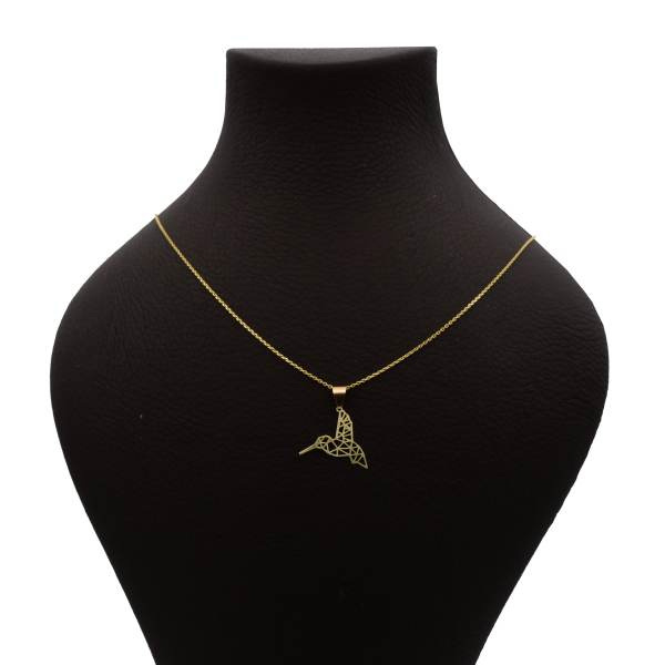 گردنبند طلا 18 عیار زنانه شمیم گلد گالری طرح پرنده کد 655M361 گردنبند طلا 18 عیار زنانه شمیم گلد گالری طرح پرنده کد 655M361