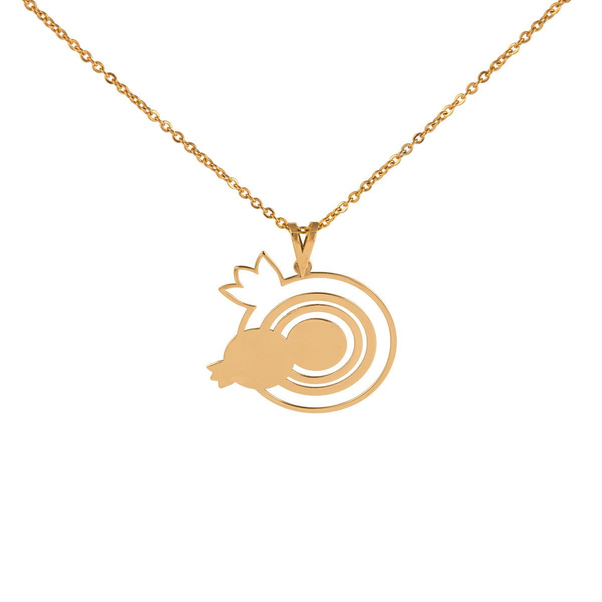 گردنبند طلا 18 عیار زنانه شمیم گلد گالری مدل انار کد g300 گردنبند طلا 18 عیار زنانه شمیم گلد گالری مدل انار کد g300