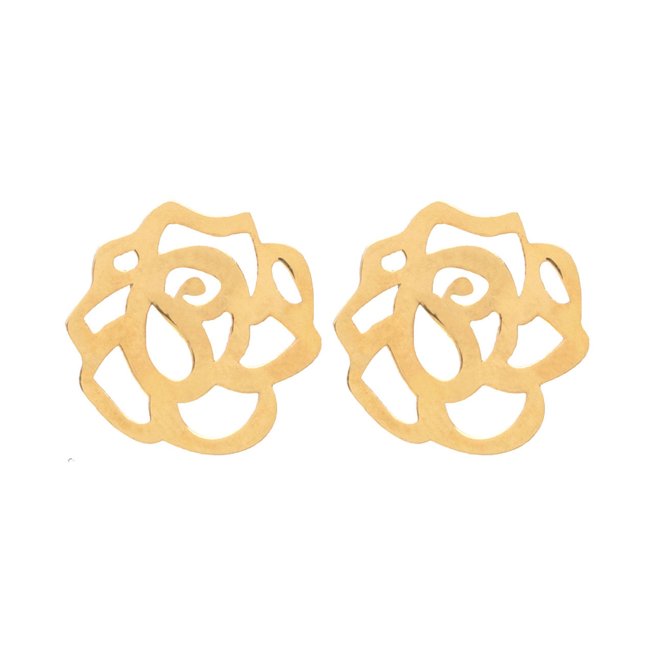 گوشواره طلا 18 عیار شمیم گلد گالری مدل Ah320