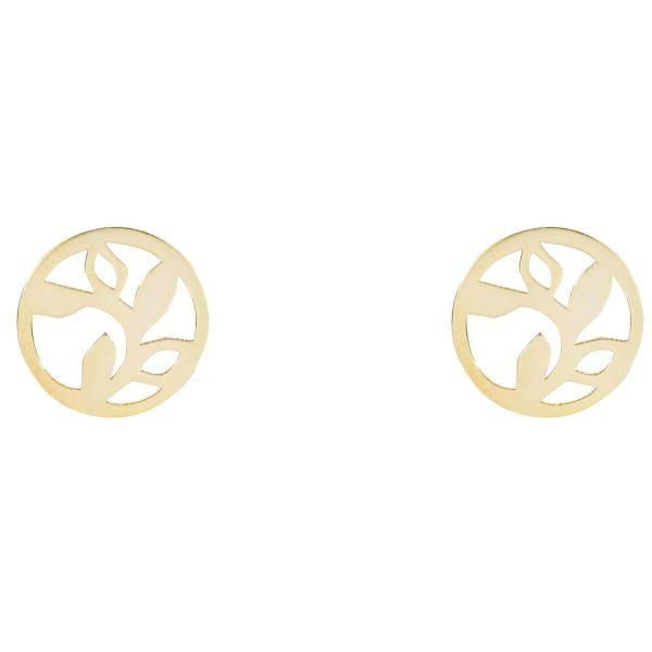 گوشواره طلا 18 عیار شمیم گلد گالری مدل GM40 گوشواره طلا 18 عیار شمیم گلد گالری مدل GM40