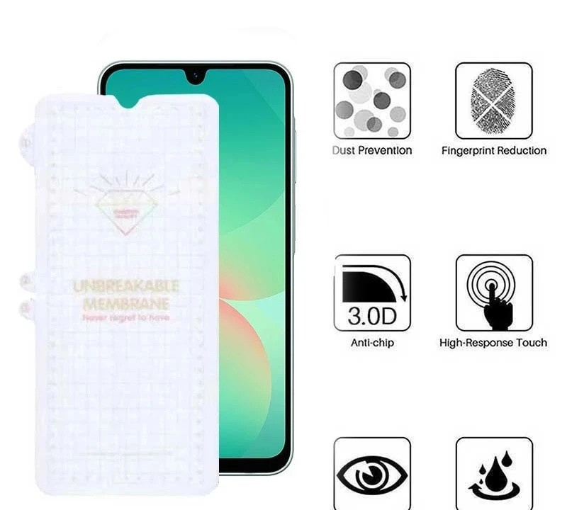 محافظ صفحه نمایش بوف مدل Hydrogel مناسب برای گوشی موبایل سامسونگ Galaxy A17 / A26 / A16 محافظ صفحه نمایش بوف مدل Hydrogel مناسب برای گوشی موبایل سامسونگ Galaxy A17 / A26 / A16