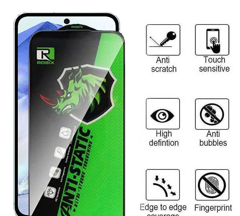 محافظ صفحه نمایش اپیکوی مدل Rhino Robix مناسب برای گوشی موبایل سامسونگ Galaxy S25 FE/A55/A35 محافظ صفحه نمایش اپیکوی مدل Rhino Robix مناسب برای گوشی موبایل سامسونگ Galaxy S25 FE/A55/A35