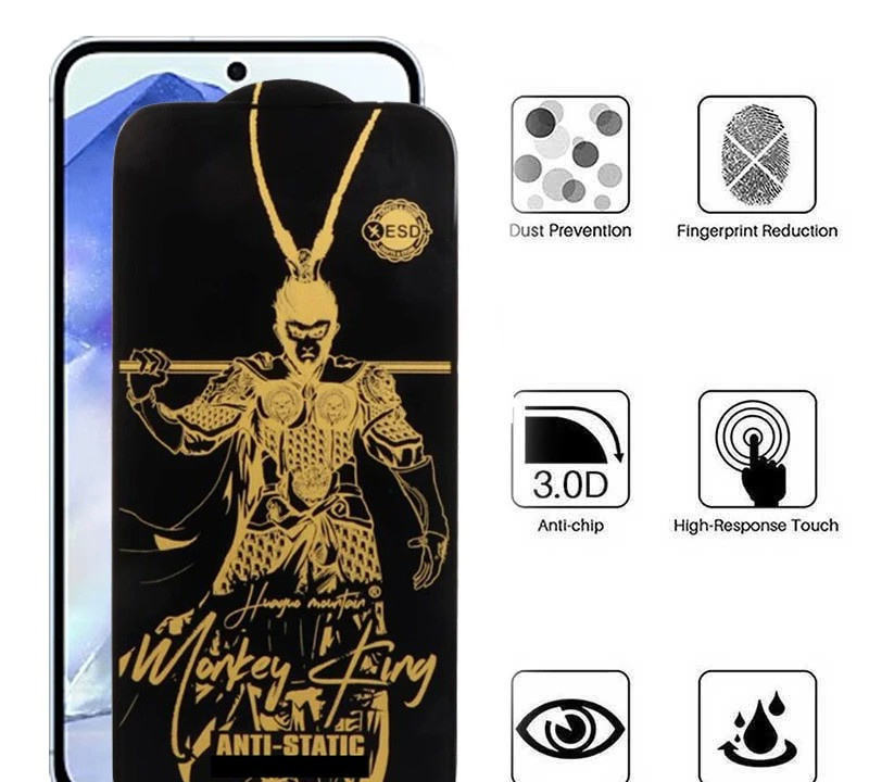 محافظ صفحه نمایش اپیکوی مدل Wukong ESD مناسب برای گوشی موبایل سامسونگ Galaxy S25 FE / A55/A35 محافظ صفحه نمایش اپیکوی مدل Wukong ESD مناسب برای گوشی موبایل سامسونگ Galaxy S25 FE / A55/A35
