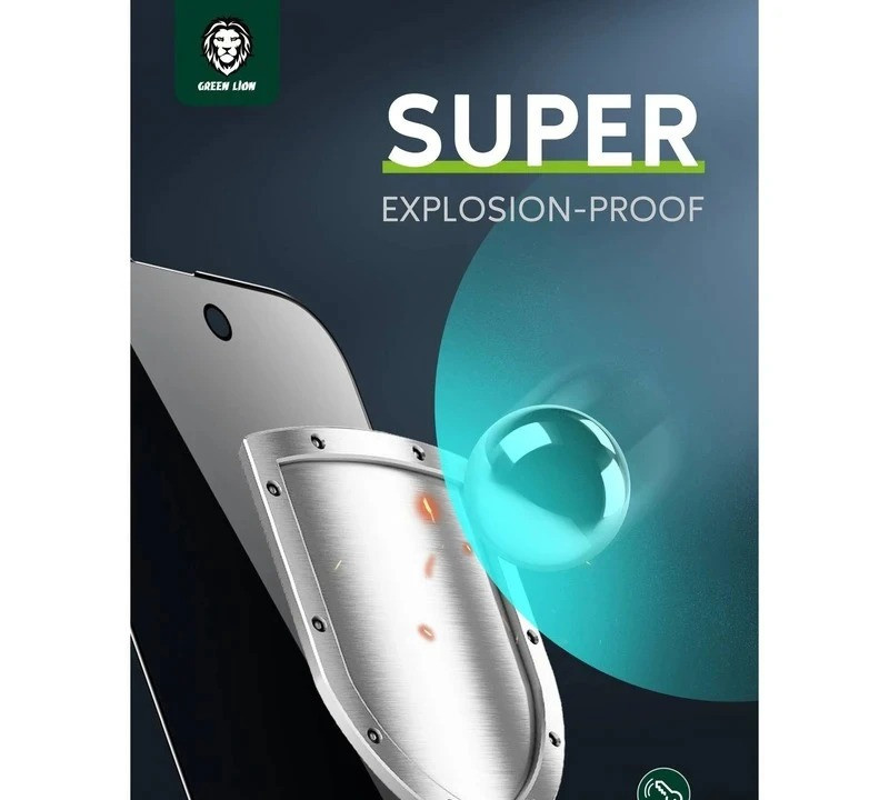 محافظ صفحه نمایش حریم شخصی گرین لاین مدل 9H Steve Privacy مناسب برای گوشی موبایل اپل iPhone 16 /15/14 Pro