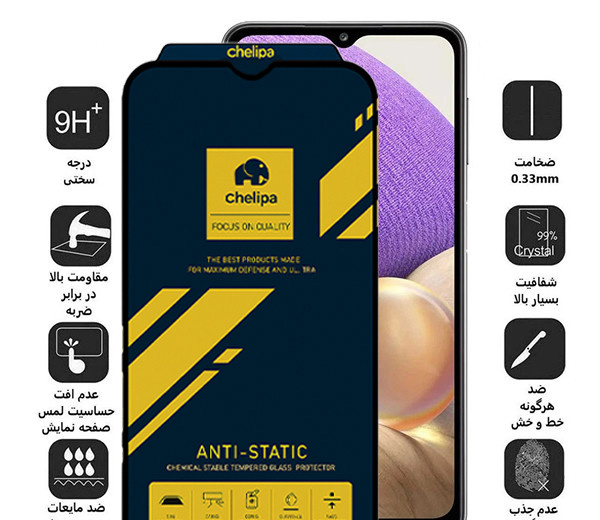 محافظ صفحه نمایش اپیکوی مدل Chelipa Anti-Static مناسب برای گوشی موبایل سامسونگ Galaxy A23/A13/A12/A32 5G/M12/M32 5G/A03s/A03/A03 Core/A02s/A02/A12 Nacho محافظ صفحه نمایش اپیکوی مدل Chelipa Anti-Static مناسب برای گوشی موبایل سامسونگ Galaxy A23/A13/A12/A32 5G/M12/M32 5G/A03s/A03/A03 Core/A02s/A02/A12 Nacho
