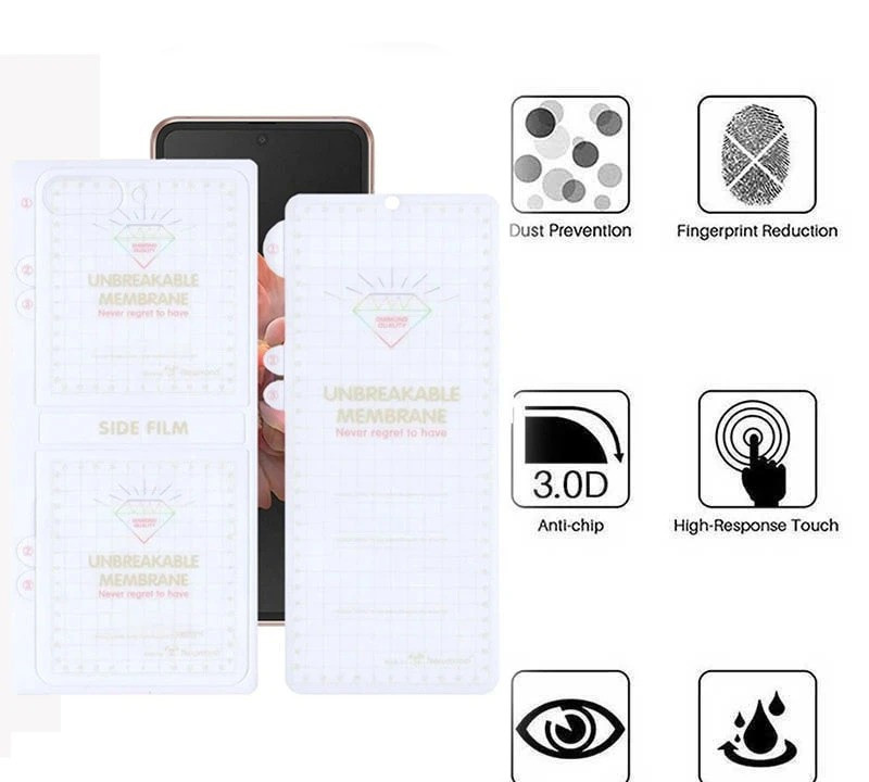 محافظ صفحه نمایش بوف مدل Hydrogel مناسب برای گوشی موبایل سامسونگ Galaxy Z Flip 7 به همراه محافظ پشت گوشی محافظ صفحه نمایش بوف مدل Hydrogel مناسب برای گوشی موبایل سامسونگ Galaxy Z Flip 7 به همراه محافظ پشت گوشی