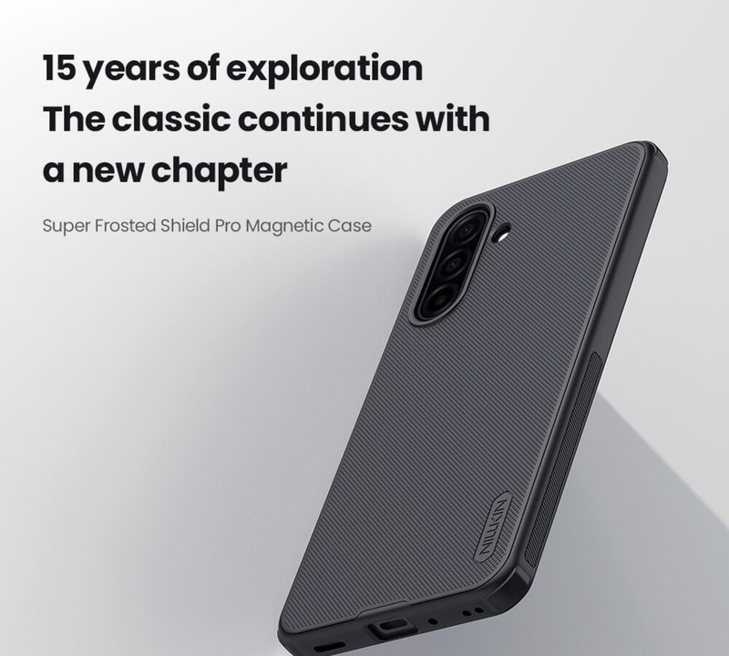 کاور نیلکین مدل Super Frosted Shield Pro Magnetic مناسب برای گوشی موبایل سامسونگ Galaxy A17 کاور نیلکین مدل Super Frosted Shield Pro Magnetic مناسب برای گوشی موبایل سامسونگ Galaxy A17