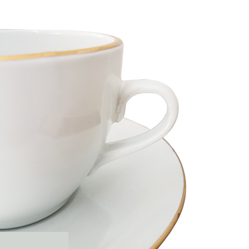 ست فنجان و نعلبکی  12 پارچه مقصود مدل لب طلای دانمارکی