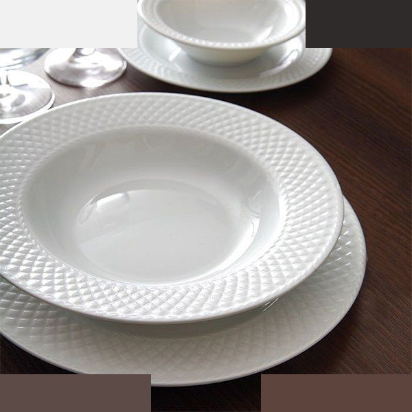 سرویس غذاخوری 28 پارچه 6 نفر چینی زرین ایران مدل رادیانس درجه 3