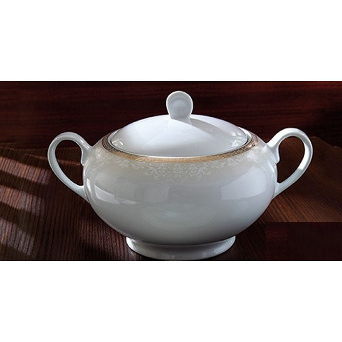 سوپخوری چینی زرین ایران طرح ریوا طلایی