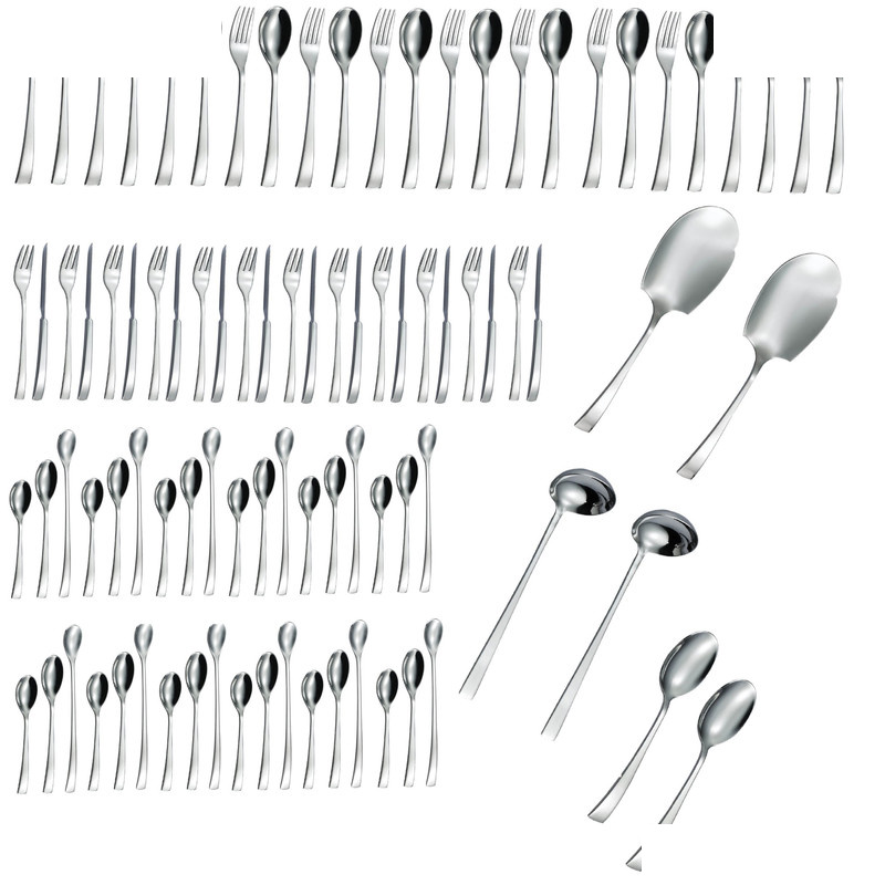 سرویس قاشق و چنگال 89 پارچه 12 نفره جی فی نی مدل 141