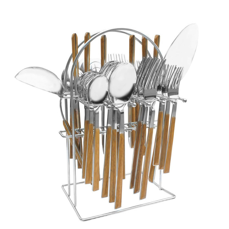 سرویس قاشق و چنگال 33 پارچه جی فی نی مدل 03 سرویس قاشق و چنگال 33 پارچه جی فی نی مدل 03