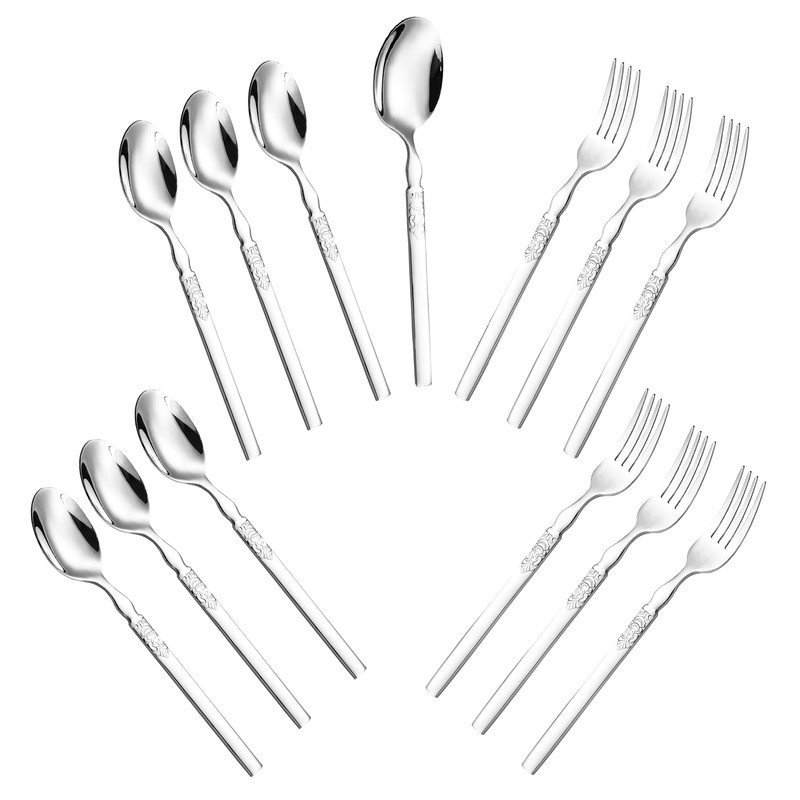 سرویس قاشق و چنگال 13 پارچه جی فی نی مدل 55 سرویس قاشق و چنگال 13 پارچه جی فی نی مدل 55