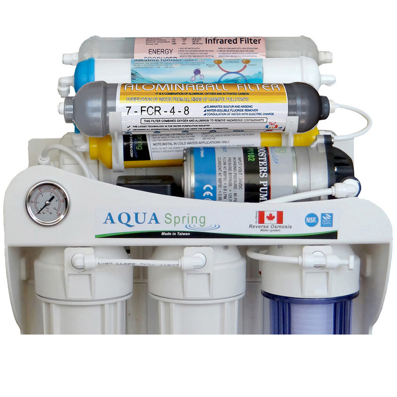 دستگاه تصفیه کننده آب آکوآ اسپرینگ مدل RO-SF5900 به همراه فیلتر مجموعه 3 عددی
