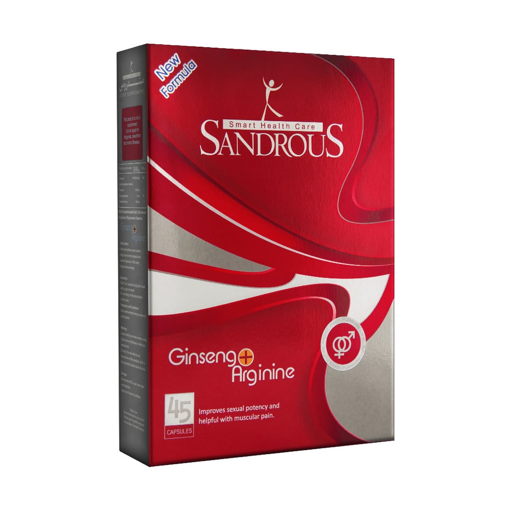 کپسول جینسینگ + آرژنین سندروس 45 عدد کپسول جینسینگ + آرژنین سندروس 45 عدد