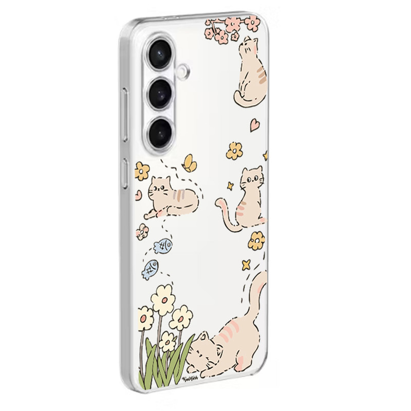 کاور طرح Cat & Flower مناسب برای گوشی موبایل سامسونگ Galaxy A56 کاور طرح Cat & Flower مناسب برای گوشی موبایل سامسونگ Galaxy A56