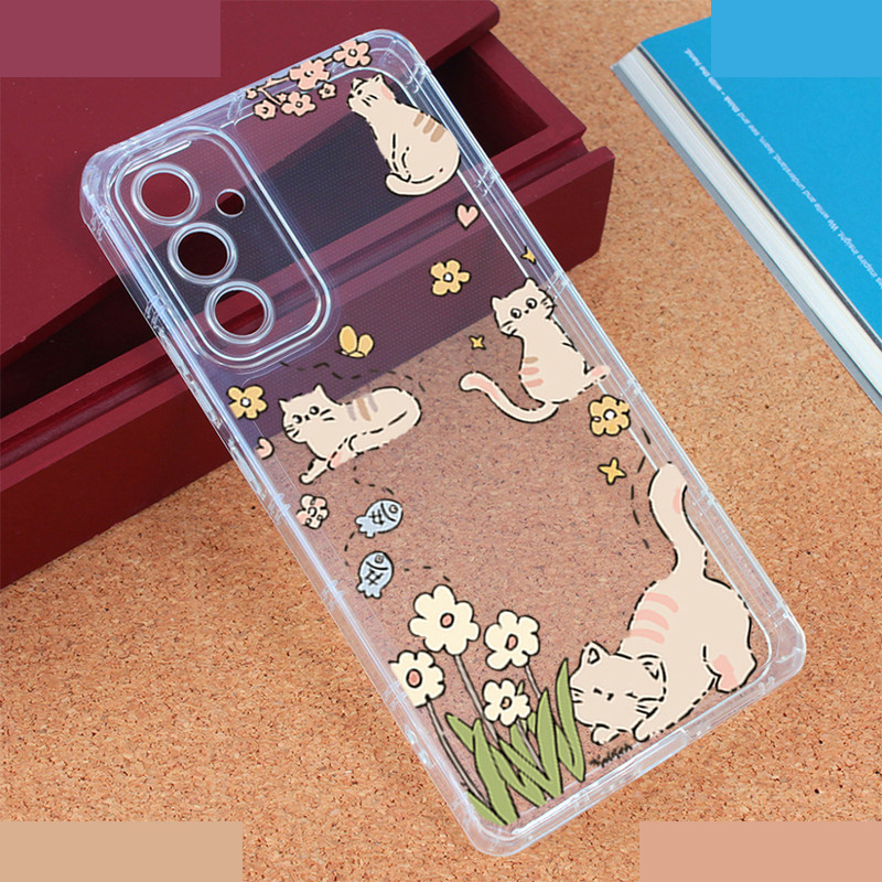 کاور طرح Cat & Flower مناسب برای گوشی موبایل سامسونگ Galaxy A54 کاور طرح Cat & Flower مناسب برای گوشی موبایل سامسونگ Galaxy A54