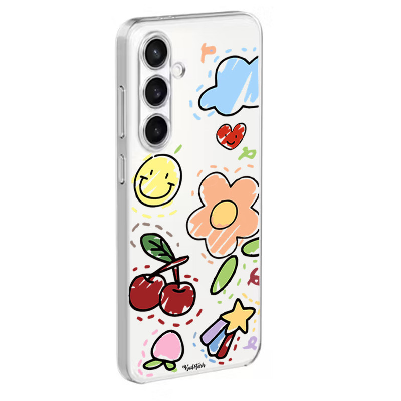 گارد مدل Funny Stickers مناسب برای گوشی موبایل سامسونگ Galaxy S24 FE