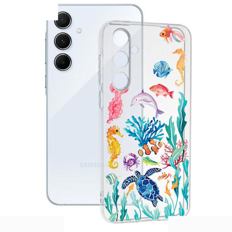 کاور طرح Ocean Eleman مناسب برای گوشی موبایل سامسونگ Galaxy A36