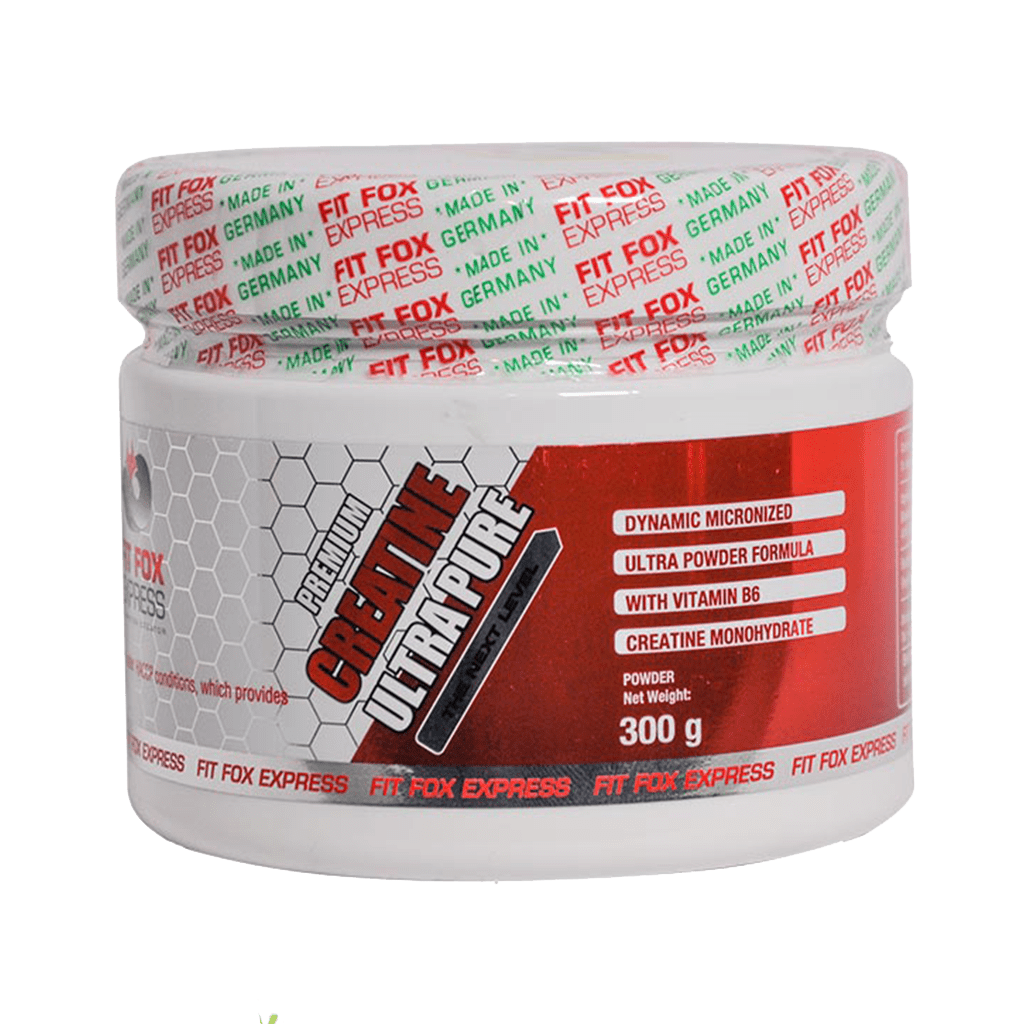 پودر کراتین مونوهیدرات خالص فیت فاکس 300 گرم