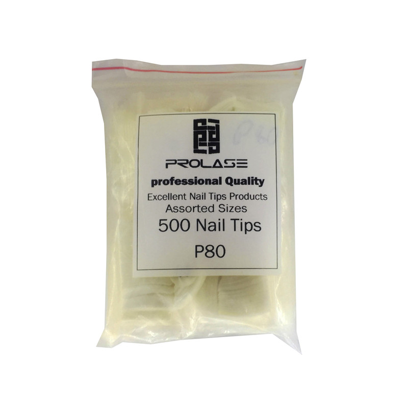 تیپ کاشت ناخن پرولایز شماره P80 بسته 500 عددی تیپ کاشت ناخن پرولایز شماره P80 بسته 500 عددی