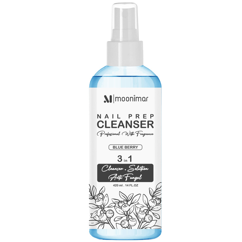 کلینزر کاشت ناخن مونیمار مدل Blue Berry حجم 420 میلی لیتر کلینزر کاشت ناخن مونیمار مدل Blue Berry حجم 420 میلی لیتر