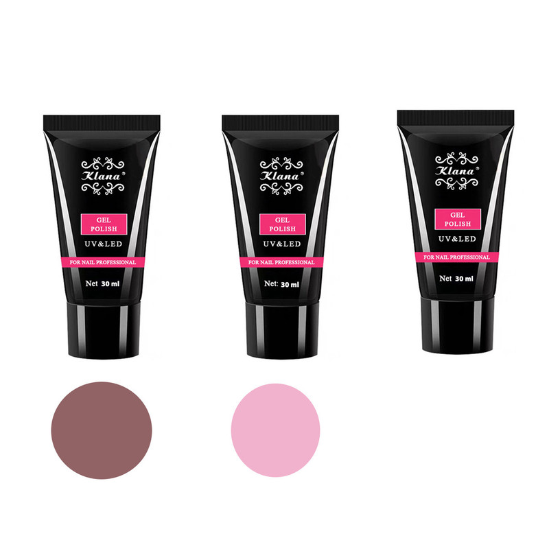 پلی ژل کاشت ناخن کلانا مدل 002 - 009 - 007 حجم 30 میلی لیتر بسته 3 عددی پلی ژل کاشت ناخن کلانا مدل 002 - 009 - 007 حجم 30 میلی لیتر بسته 3 عددی