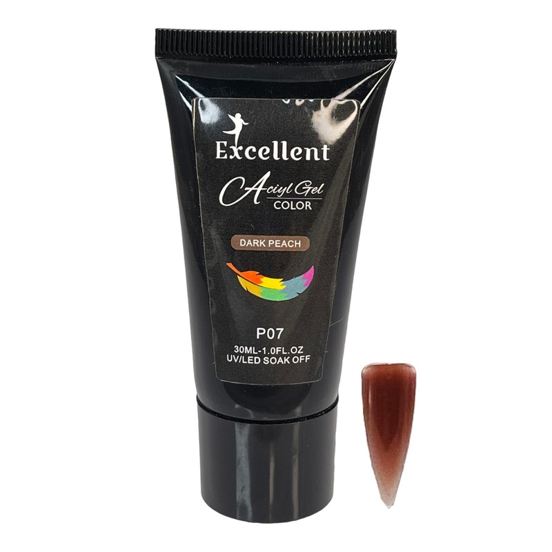 پلی ژل کاشت ناخن اکسلنت مدل P07 حجم 30 میلی لیتر پلی ژل کاشت ناخن اکسلنت مدل P07 حجم 30 میلی لیتر