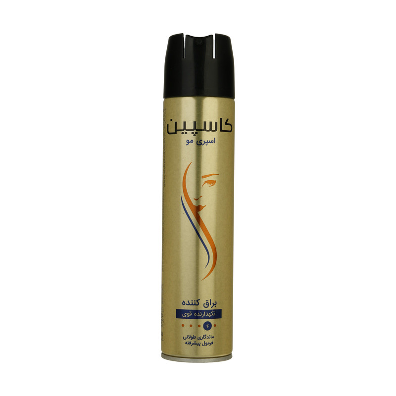 اسپری مو براق کننده کاسپین مدل Glossy حجم 250 میلی لیتر اسپری مو براق کننده کاسپین مدل Glossy حجم 250 میلی لیتر